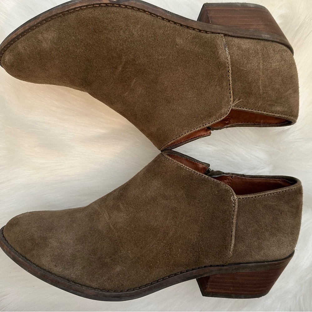 Lucky Brand Suede Booties 7.5